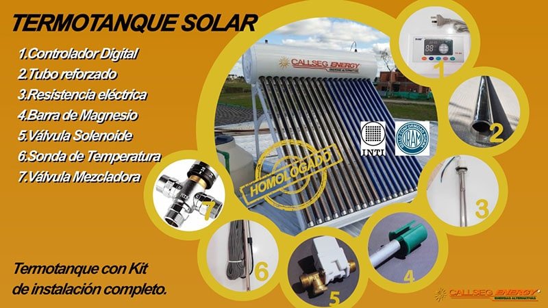 Termotanque solar EnergyX